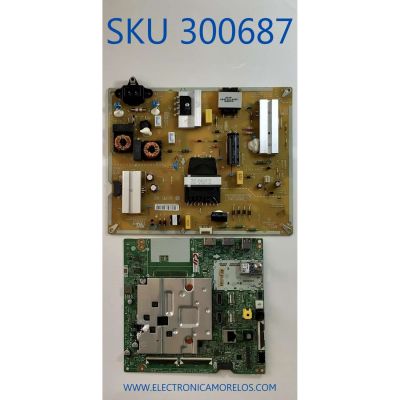 KIT DE TARJETAS PARA TV LG / MAIN EBT66708401 / EAX69108605 / FUENTE EAY65769223 / EAX69083102(1.0) / LGP65T-20U1 / 65769223 / PANEL NC650DQH-ABHX1 / MODELO 65UN9000AUJ / 65UN9000AUJ.BUSFLKR